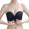 [Gokamoi] ストラップレスブラ 紐なしブラ ブラジャー【ズレにくい・脇高 ・ノンワイヤー・三重滑り止め】 美胸美背 高弾性 柔らかい肌触り ブラジャー 寄せブラ バストアップ チューブトップ 結婚式 オフショル インナー