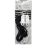 アスナロ（小物） 紐付き クリップ 男の子 女の子 子供用 手袋 手袋ひも ひものみF ブラック