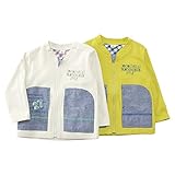 La Chiave ジップアップカーディガン(80～130cm)キムラタンの子供服 アイボリー 80 (53217x53417-151b)