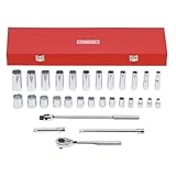 Stanley Proto J54126 30 Piece 12 Point 1/2" Drive Socket Set [並行輸入品]