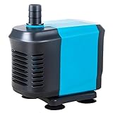 KEDSUM 65W 水中ポンプ 吐出量2900L/H 最大揚程2.2M 静音 給水・排水ポンプ 水槽ポンプ ウォーターポンプ 説明書付き