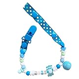 Pumpumly おしゃぶりホルダー かわいい　落下防止 紛失防止 ママも安心おしゃぶりホルダー