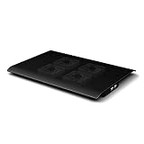 SONY PS3/PS4 超静音ファン4基搭載 横置き用冷却パッド 滑り止めジェル付 【メーカー保証:12ヵ月】 -