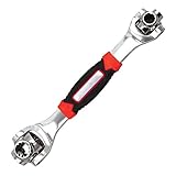 48in1万能レンチ　ユニバーサルレンチ スプラインソケット 可変　360°回転 8/10/11/13/14/16/17/19ｍｍ ヘックス･トルクス･4角･6角･12角･インチのナットに対応 車･バ