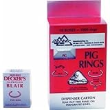 Decker Manufacturing#4Blair Hog Ring-100PC #4 BLAIR PIG RING (並行輸入品)