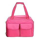 ミイラバッグハンドバッグ多機能バックパックベビー収納袋 ローズレッド