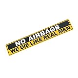 汎用 車のステッカー,警告ルール,PVC,車のステッカー,ペアなし,BMWアウディホンダ,トヨタ,起亜-NO AIRBAGS