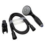 LASCO 08-5179 Deluxe Hand Held Shower with Hose Five Functions, Oil Rubbed Bronze by LASCO