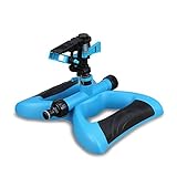 MIRACLE 庭用 スプリンクラー 散水機 ガーデンアクア ３方向 回転 放射 園芸 菜園 植物 水やり 散水 ガーデニング 水撒き 便利 (Cタイプ) MC-GADAQUA-C