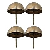 BQLZR 6 x 8.2 cm真鍮Upholstery Decorative Nails Tacksスタッドピン家具用4個パック