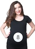 妊娠TシャツLucky 8 Ballマタニティトップ US サイズ: S カラー: ブラック