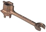 Justrite 08805 Brass Alloy Drum Bung Wrench [並行輸入品]