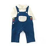 Piccolo (ピッコロ ) ロンパススーツ (70～80cm) キムラタンの子供服 (34361-173) ネイビーブルー 80