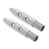 monkeyjack 2pcs / Set 3 / 4 " 316ステンレススチールパイプ/チューブ/レール手すりボート終点継手