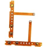 交換用部品 ニンテンドースイッチNS Joy-CONと スイッチ専用チコントローラー修理用部品 左/右SL SR ボタンキーフレック修理用スペアパーツ ジョイコン修理パーツ
