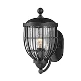 Feiss OL9801TXB 1-Bulb Outdoor Lantern, Textured Black Finish [並行輸入品]