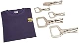 Irwin Industrial Tools 74D Vise-Grip Locking Tool Set with Free T-Shirt, 5-Piece [並行輸入品]