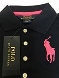 Polo Ralph Lauren(ポロラルフローレン) ラルフローレン ビッグポニー ガールズ ポロシャツ 半袖（紺色） (2T（２歳）) [並行輸入品]