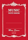 ハギトリ音楽5線ノート B5 12段