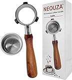 NEOUZA 51mm 底なしポルタフィルター De'Longhi La Specialistaコーヒーエスプレッソマシン EC9335 9155 9355 9665フィルターバスケットに対応