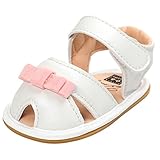 Tovadoo サンダル　子供靴　乳児靴　ベビーシューズ リボン付き　レザー　履きやすい　履き心地良い　おしゃれ　可愛い　結婚式 発表会　通園 通学　シンプル　カジュアル　キッズ　11-13CM (1