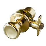 Design House 728303 Terrace 6-Way Latch Passage Door Knob, Polished Brass by Design House