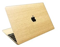 (マックスキン) MacSkin 木目調 MacBook 12インチ Retina スキンシール 【全3色】 (ナチュラル)
