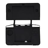 【ノーブランド品】New 3DS用 プロテクトカバー プロテクトケース 保護ケース シリコン 黒