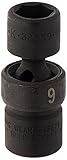 SK Hand Tool 32359 1/4-Inch Drive Swivel Metric Impact Socket 9mm [並行輸入品]