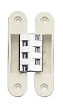 スガツネ工業 (LAMP) 建築ドア用隠し丁番 ホワイト HES-3030PR WT