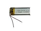 TM 501230 3.7V 140mAh リポバッテリー リチウムポリマー電池 コネクタ無 個別梱包