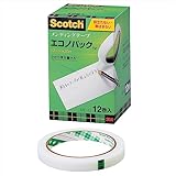 3M スコッチ テープ メンディングテープ 12mm×30m 大巻 12巻 MP-12