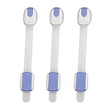 SIENOC 調節可能なチャイルドセーフティキャビネットロックカバーロック冷蔵庫ロック - ツールや穴あけを使わないで最も簡単な取り付け