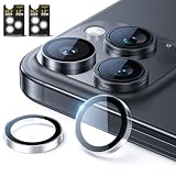 NIMASO カメラフィルム iPhone 16 Pro/iPhone 16 Pro Max 用 カメラ保護 耐衝撃 ARコーティング 高透過率 レンズカバー 黒縁取り 露出オーバー防止 キズ防止 アイフォン16プロ/16プロマックス 対応 2セット（6枚入り） DCM24G1432