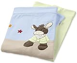 Sterntaler Fleece Blanket (Emmi The Donkey, 75 x 100 cm) by Sterntaler