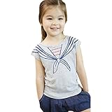 MIOIM 大人気 海軍風 ｔシャツ セーラー襟 セーラー風 半袖 Ｔシャツ　チュニック カットソー コットン 女の子 シャツ