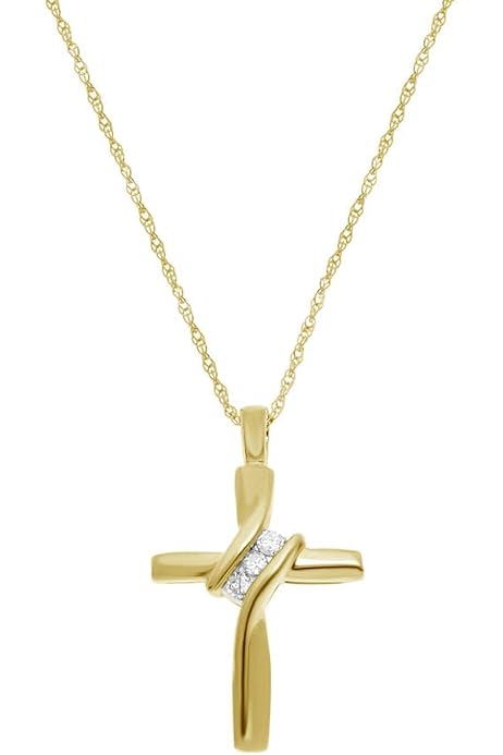 Cross Pendant-Necklace,18\