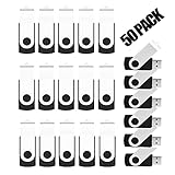 USBメモリ 2GB 50個セット EASTBULL フラッシュメモリー USB2.0 フラッシュドライブ 360° 回転式 小型メモリースティック