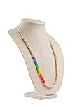 Willow + Mae - Savannah Silicone Teething Necklace for Mom and Baby - Rainbow & Ivory [並行輸入品]