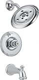 Delta T14455-H2OLHP Victorian Monitor 14 Series Bathtub & Shower Trim without Handle, Chrome by DELT