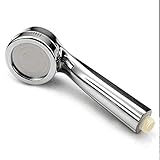 シャワーヘッド Healthy負イオンSpa 加圧ハンドヘルドフィルタ 節水 シャワーヘッド(シルバー)