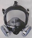 防毒マスク　パラマスク2　（防じん機能付有機ガス用吸収缶2個付き）