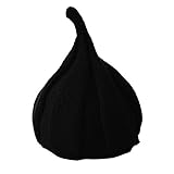 かわいすぎる とんがり ニット帽 キッズ こども 男女兼用 子供 帽子 (ブラック)