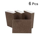 OUNONA 家具の壁の床の研削キッチンクリーニングハンドツールのための6本のサンディングスポンジ磨きブロックパッド100x70x25mm