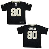 Boys No Saints Graham # 80 Athletic Short Sleeve Jersey ブラック