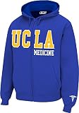 UCLA e5 Fleece Full Zip Hoodie Royal UCLA MEDICINE 29510 S ブルー