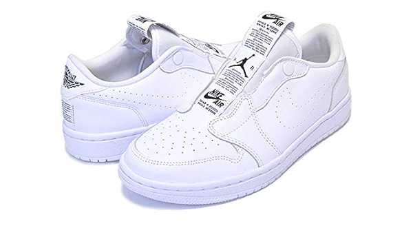 Amazon ナイキ ウィメンズ エアジョーダン 1 Wmns Air Jordan 1 Retro Low Slip Wht Blk Av3918 100 スニーカー ローカット スリッポン ホワイト レディース 24 5cm 並行輸入品 シューズ バッグ