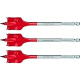 Hilti 2025591 7/8-Inch x 6-Inch High Speed Wood Spade Bits, 3-Pack [並行輸入品]