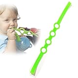 ベビーカー用 おもちゃ落下防止紐 トイストラップ おもちゃホルダー チャイルドシート 落下防止 歯固め 哺乳瓶 おんぶ紐 おしゃぶり スナップ BEATON JAPAN (グリーン)