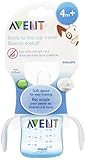 Philips AVENTフィリップス BPAフリーボトル1STカップトレーナー4 カ月用 クリアブルー　【並行輸入品】